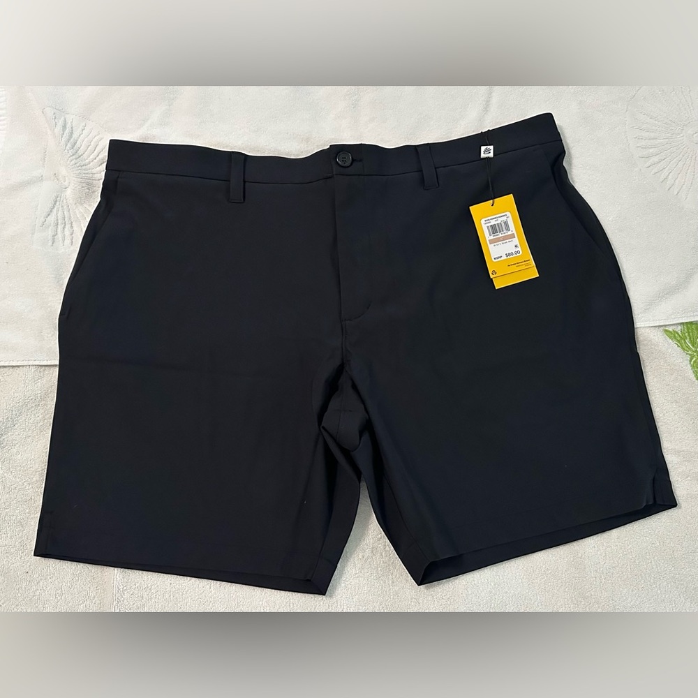 NWT Under Armour Men's Curry Splash Short Golf Black -‎ Size 42